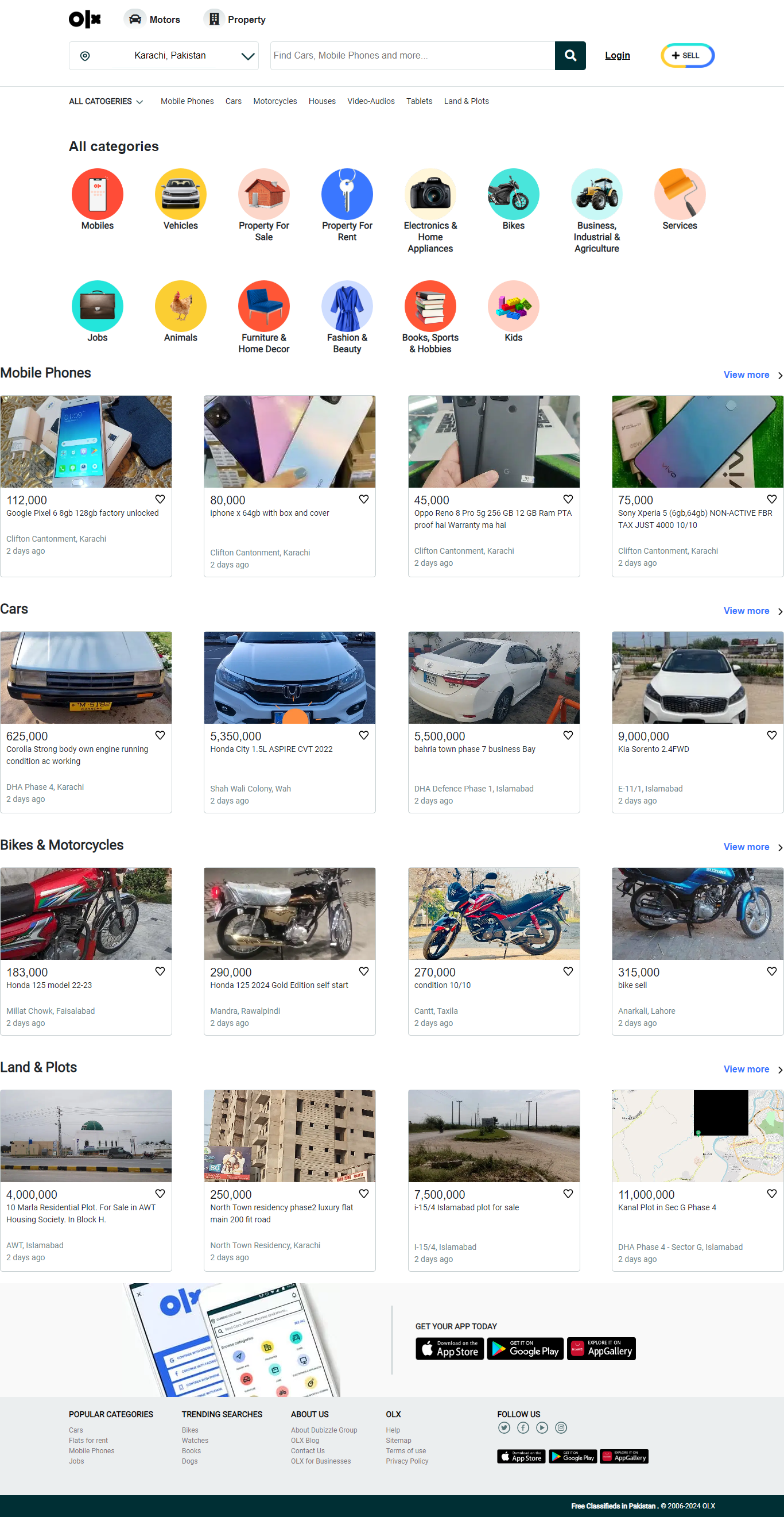 A replicated homepage of OLX, designed with attention to detail using HTML, CSS, and JavaScript. This project demonstrates the ability to recreate complex, user-friendly interfaces with a focus on layout accuracy and responsive design.
