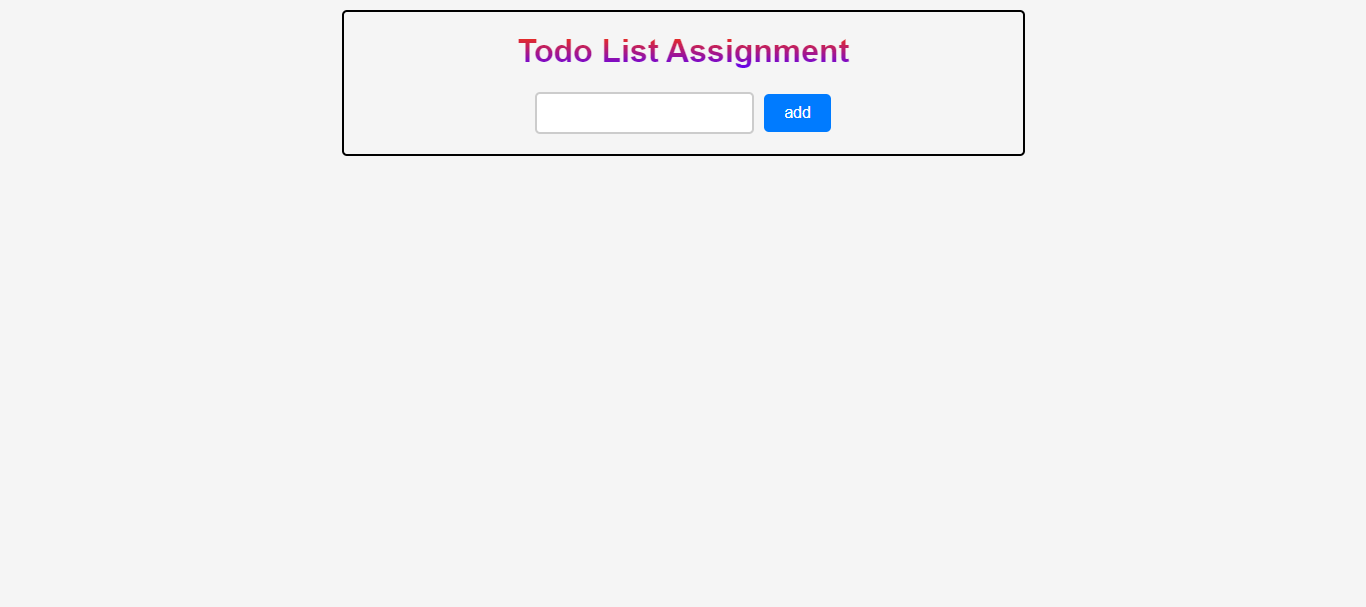 A dynamic To-Do List application developed with essential functionalities like adding, editing, updating, and deleting tasks. This project showcases efficient task management capabilities, built with a clean and intuitive interface using HTML, CSS, and JavaScript.